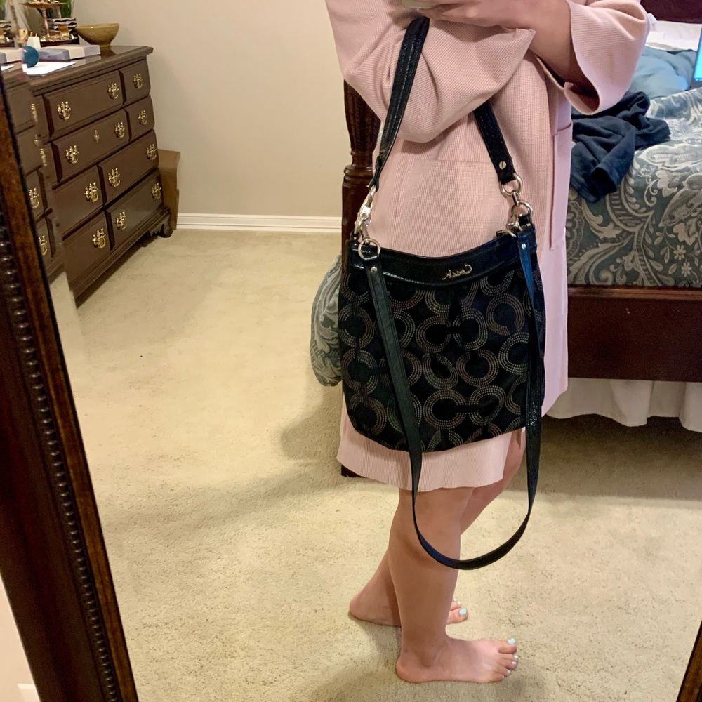 SOLD Coach black purse